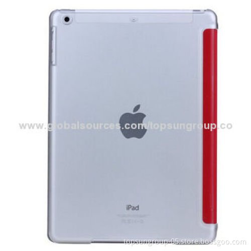 PU Leather Case for iPad Air, Voltage Technology Tri-fold, OEM and ODM Orders Welcomed